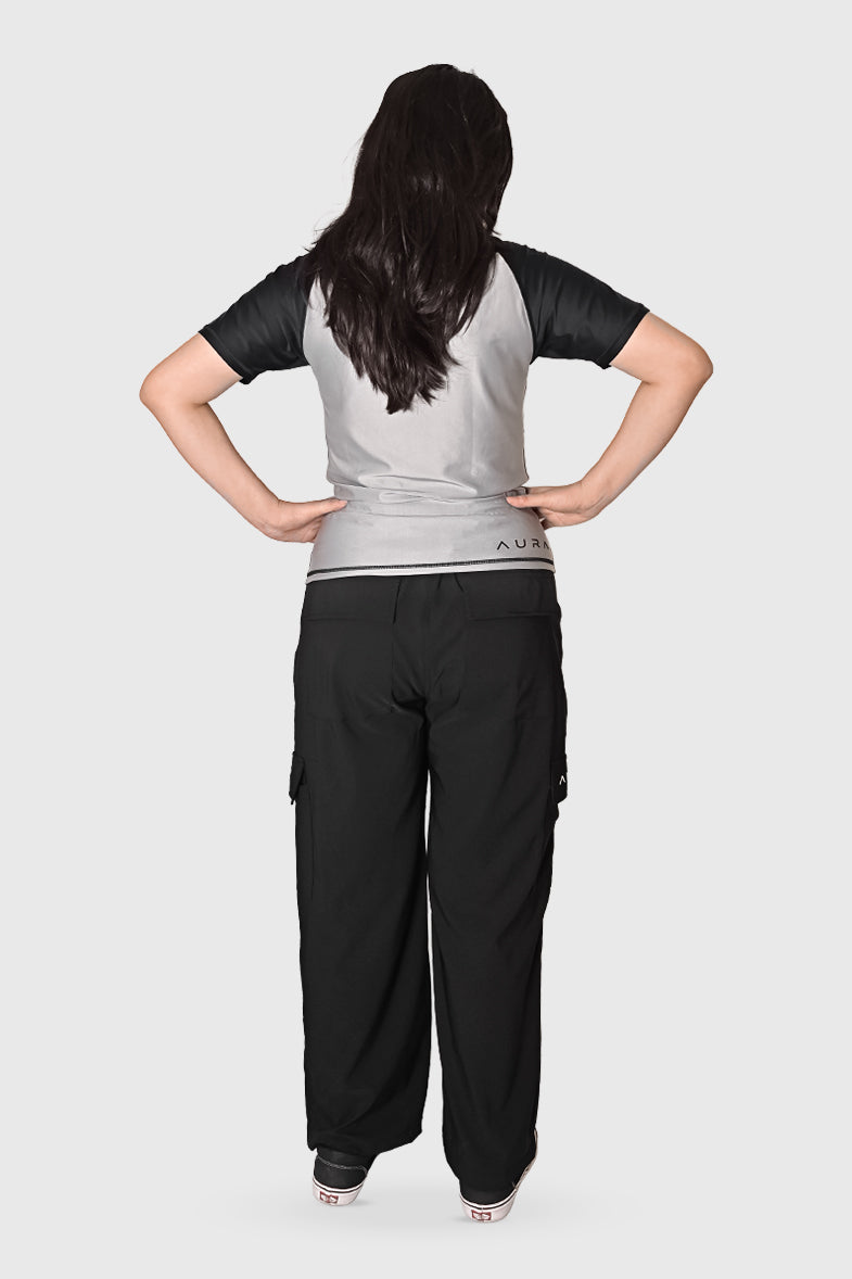 lements Raglan Top - Slate Grey