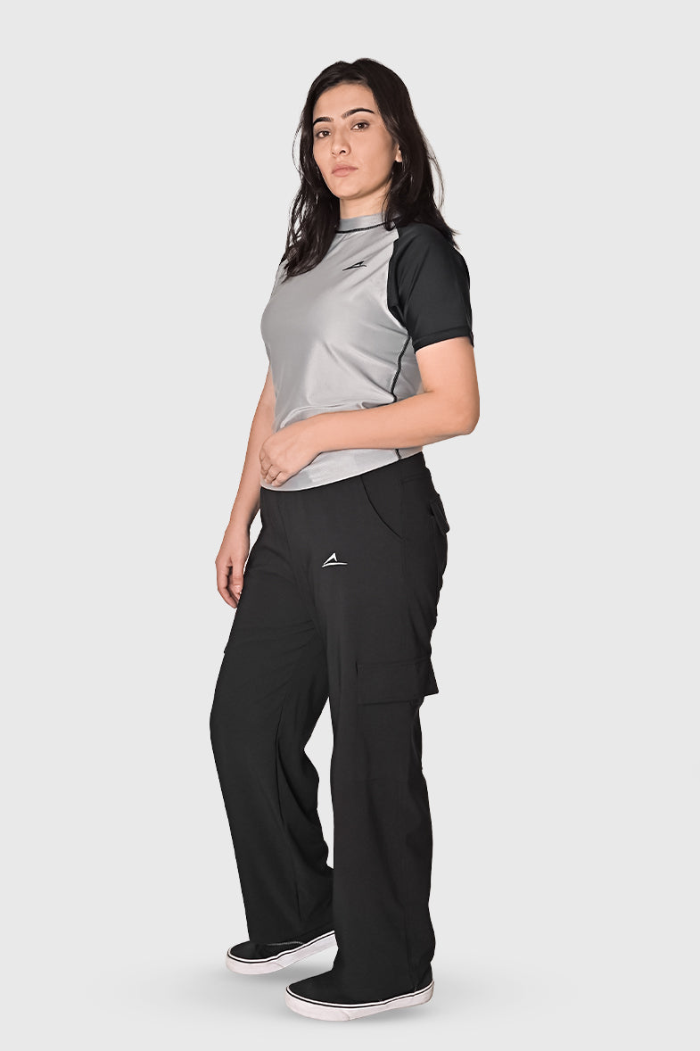 lements Raglan Top - Slate Grey